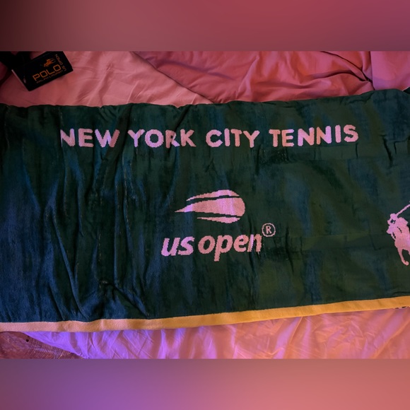 AUTHENTIC US OPEN Official On-Court Towel by Polo Ralph Lauren - NYC - Picture 4 of 11